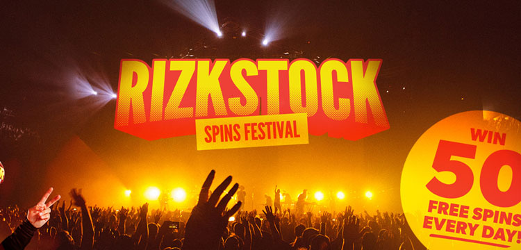 Win up to 250 Free Spins in the Rizkstock Spins Festival at Rizk Casino